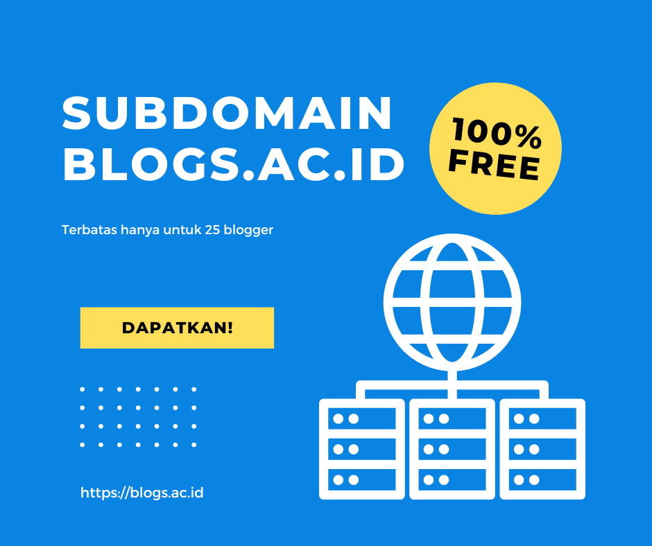 Subdomain blogs.ac.id